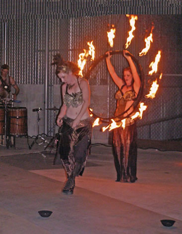 Fire Tribe Dancers - 50th Birthday Anniversary Ceremony & Celebration - Marry Me Marilyn - Civil Marriage Celebrant - Marilyn Verschuure - Weddings, Gold Coast & Hinterland, Brisbane, Northern NSW & Sunshine Coast